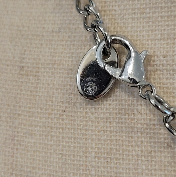 Western style Concho stone turquoise colored necklace - Picture 4 of 4